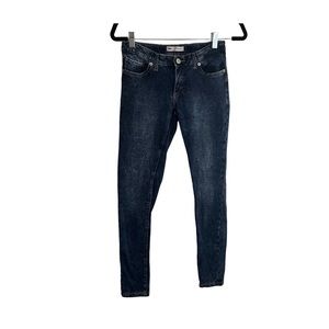 Levi's 710 Knit Jeans Acid Wash Skinny Stretch Youth Size 14 Regular